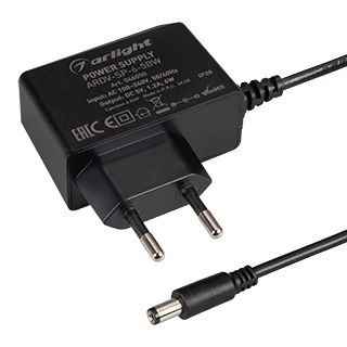 Блок питания ARDV-SP-6-5BW (5V, 1.2A, 6W) (Адаптер, 5 лет)
