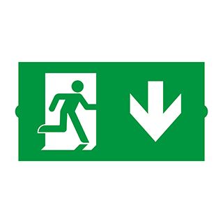 Пиктограмма EMGP-DIRECT-DOWN (Вниз) (Пластик)