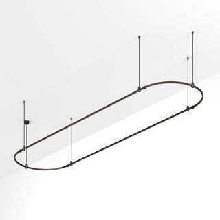 Трек ART-APRIORI-OVAL-ROD-800-4000x1000 (BK) (IP20 Металл, 3 года)