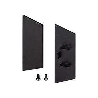 Заглушка WALL-2575 BLACK глухая (Металл)