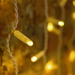 Гирлянда светодиодная Занавес 2х1,5м 300 LED ТЕПЛЫЙ БЕЛЫЙ белый ПВХ IP65 постоянное свечение 230В со