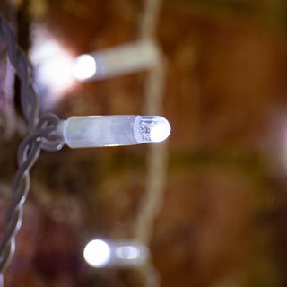 Гирлянда светодиодная Занавес 2х1,5м 300 LED БЕЛЫЙ белый ПВХ IP65 постоянное свечение 230В соединяет
