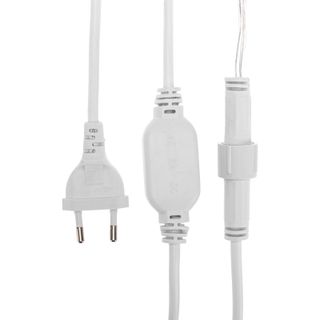 Гирлянда светодиодная Занавес 2x0,8м 160 LED ЗЕЛЕНЫЙ прозрачный ПВХ IP65 постоянное свечение 230В со
