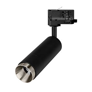 Светильник LGD-GESTIA-TRACK-4TR-R51-10W Warm3000 (BK-NI, 25-50 deg, 230V) (Arlight, IP20 Металл, 5 л