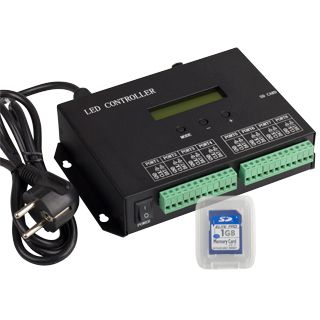 Контроллер HX-803SA DMX (8192 pix, 220V, SD-карта)