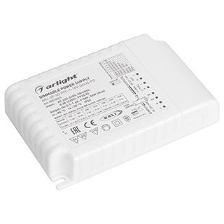 Блок питания ARJ-SP-50-PFC-1-10V-DALI2-PD (50W, 700-1400mA) (IP20 Пластик, 5 лет)