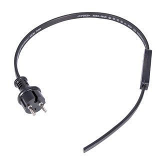 Набор для подключения двухжильной гирлянды Belt-light (шнур питания 1,5м с вилкой, коннектор) NEON-N